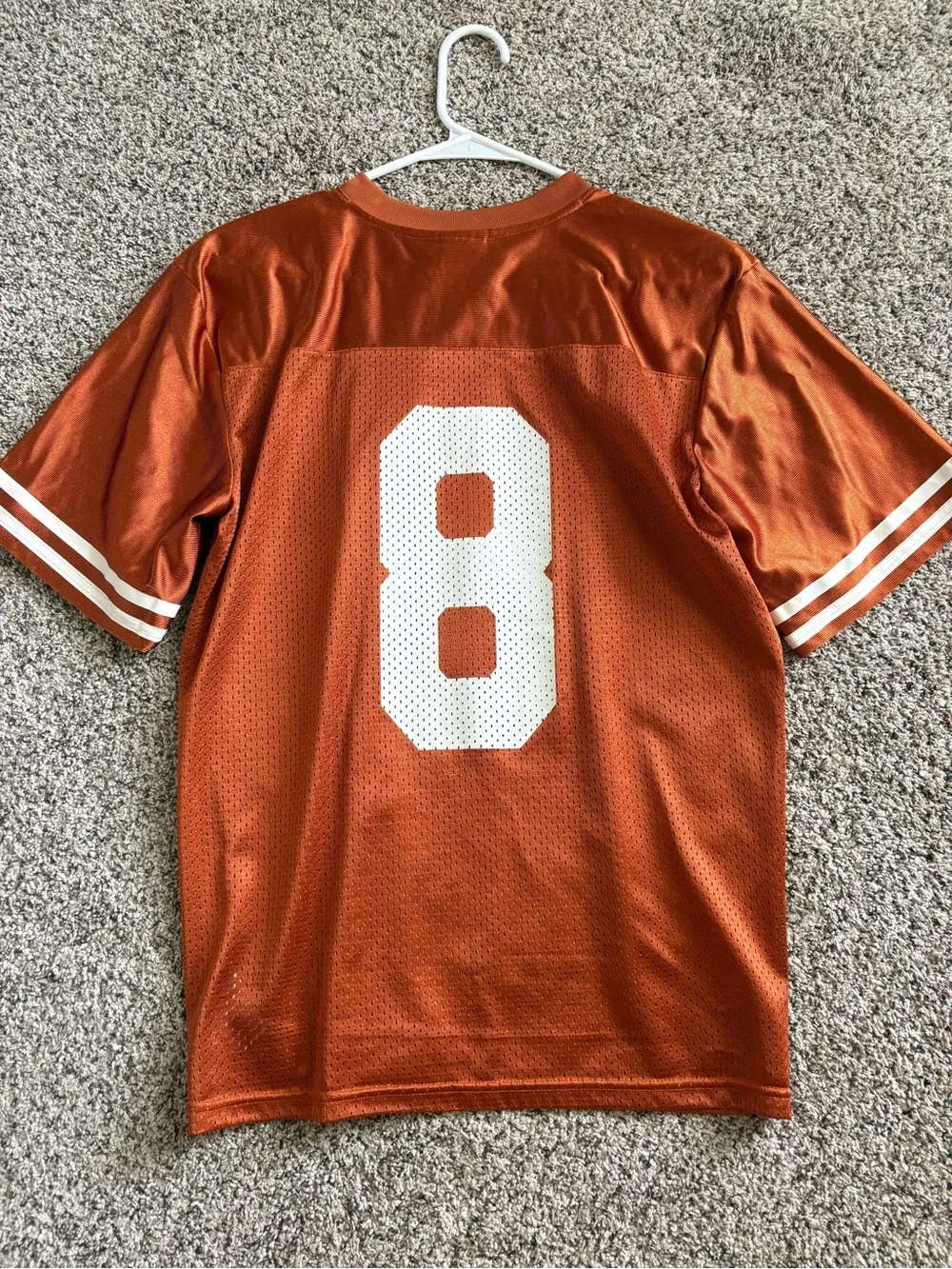 Nike Burnt Orange Texas Football Jersey - White Lettering